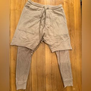 KNYE KEEP NY EVERYWHERE MENS M DISTRESSED DRAWSTRING SWEAT PANT LEGGINGS